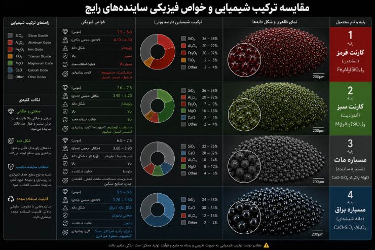 مقایسه تخصصی مسباره و گارنت